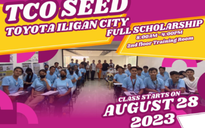 TCO SEED TOYOTA ILIGAN CITY FULL SCHOLARSHIP — USAID OPPORTUNITIES 2.0