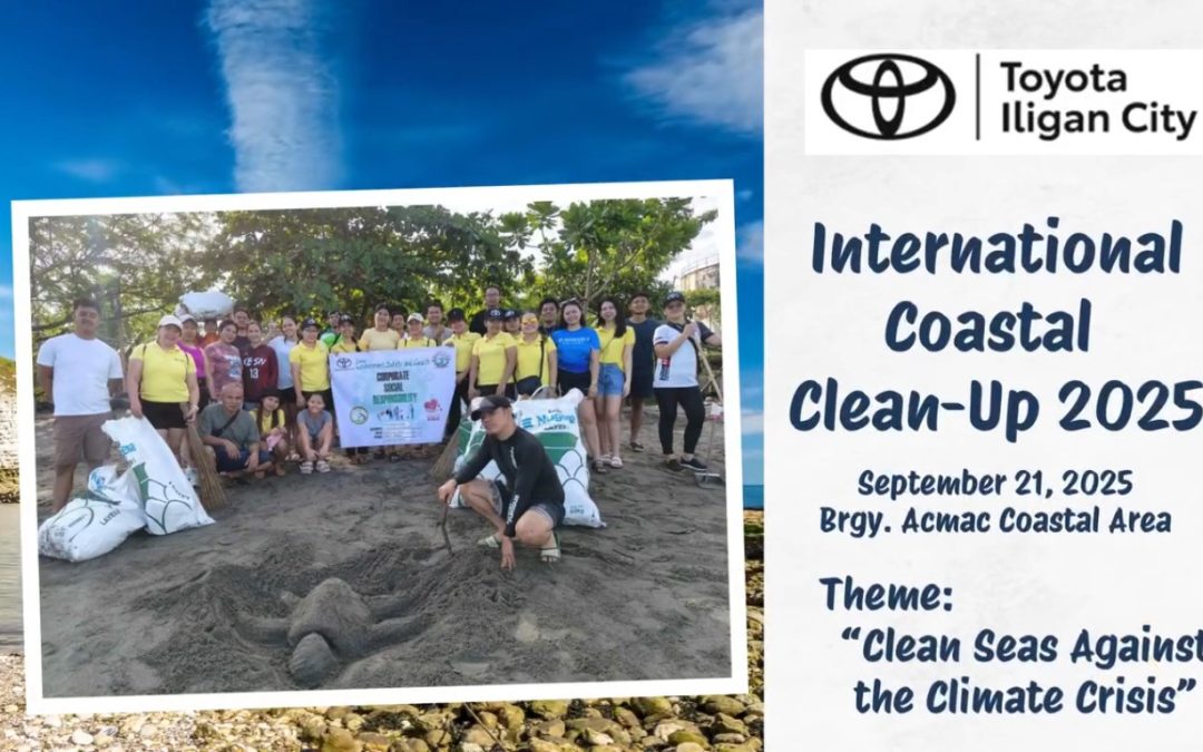 Toyota Iligan Joins Coastal Clean-Up for a Greener Future